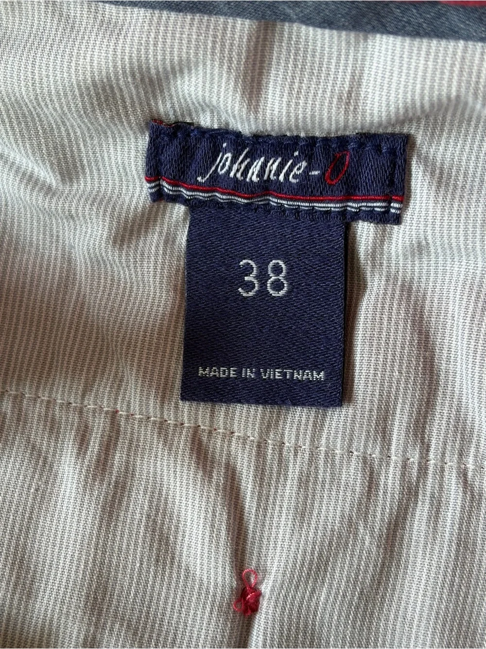 Johnnie-O Shorts Mens 38 Performance Chino Stretch Golf Flat Front Preppy NWT